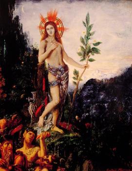 Gustave Moreau : Apollo and the Satyrs